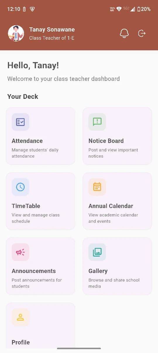 Sister Nivedita School Management System